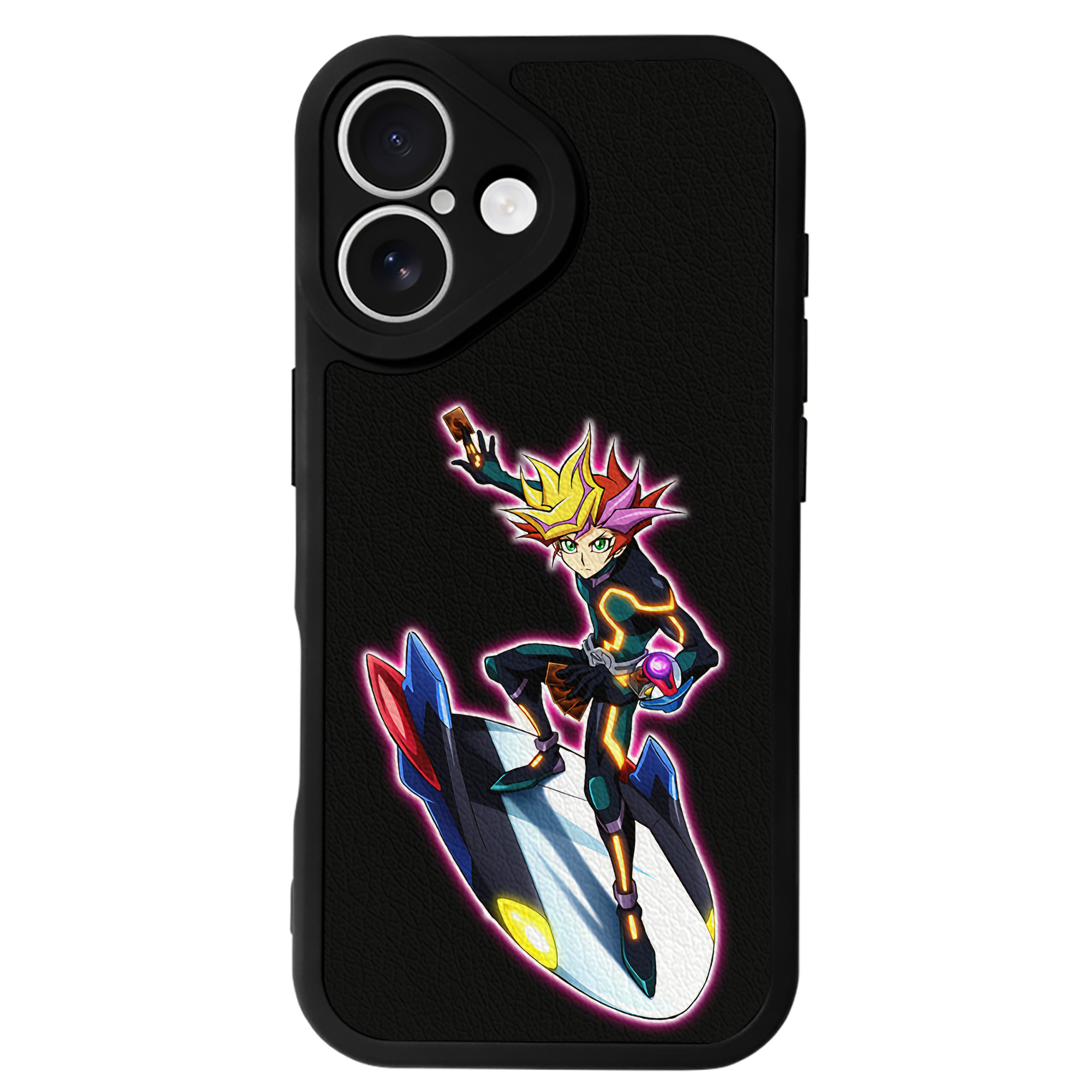 遊☆戯☆王 Yu-Gi-Oh! 【iPhone 16シリーズ対応】シリコンスマホケース（レザー調） 材質：シリコン